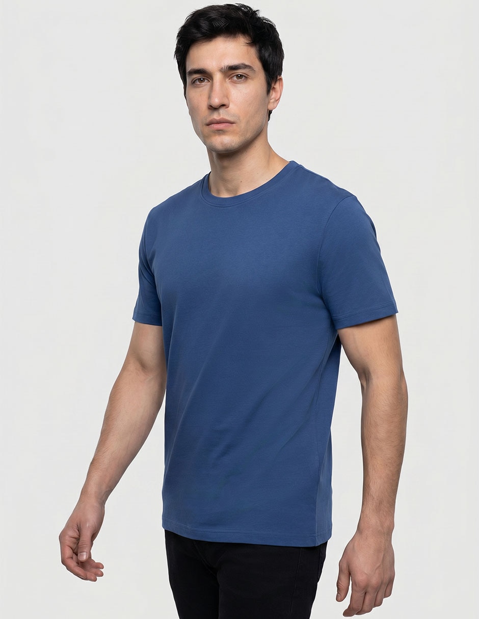Playera cuello redondo para hombre