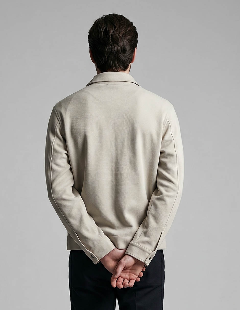 Chamarra casual con bolsillos para hombre 2