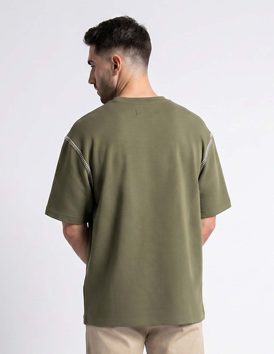 Playera cuello redondo para hombre 2