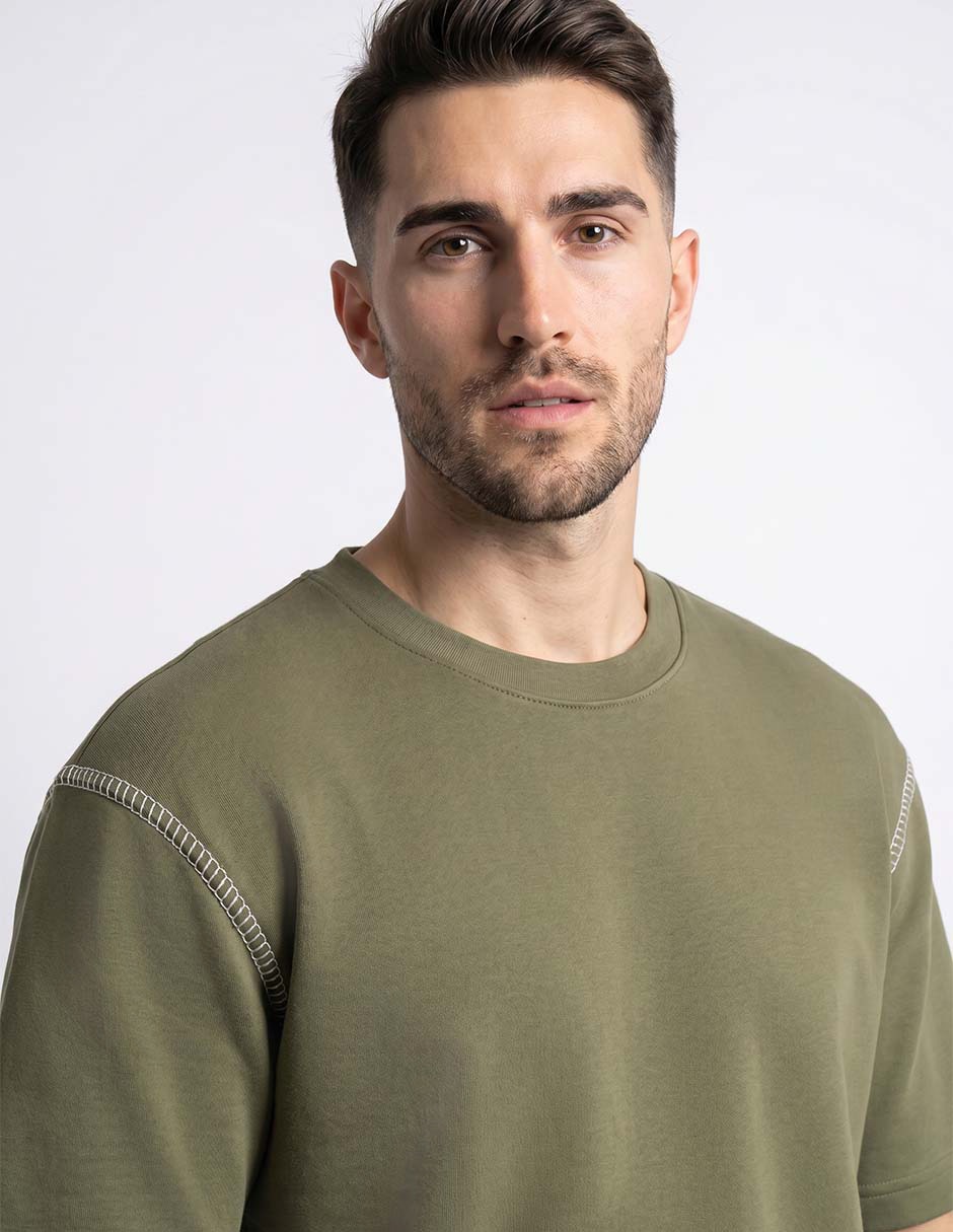 Playera cuello redondo para hombre 3