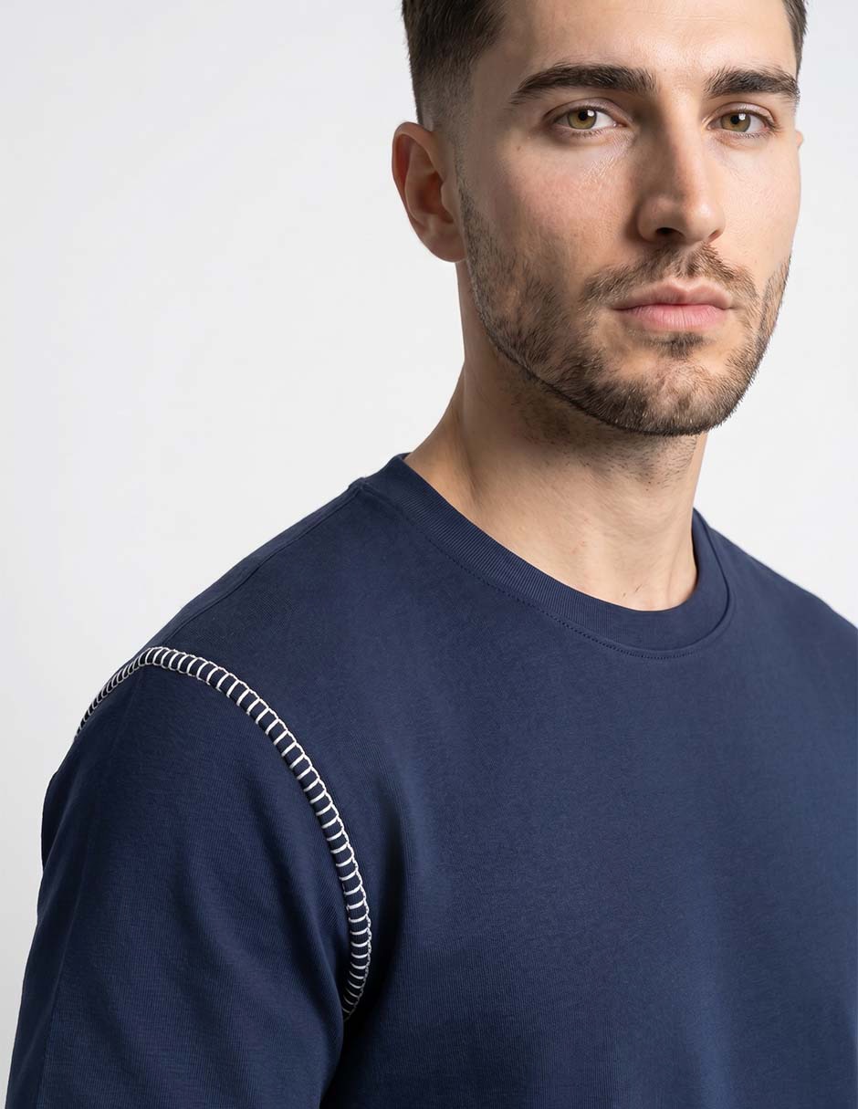 Playera Contempo cuello redondo para hombre
