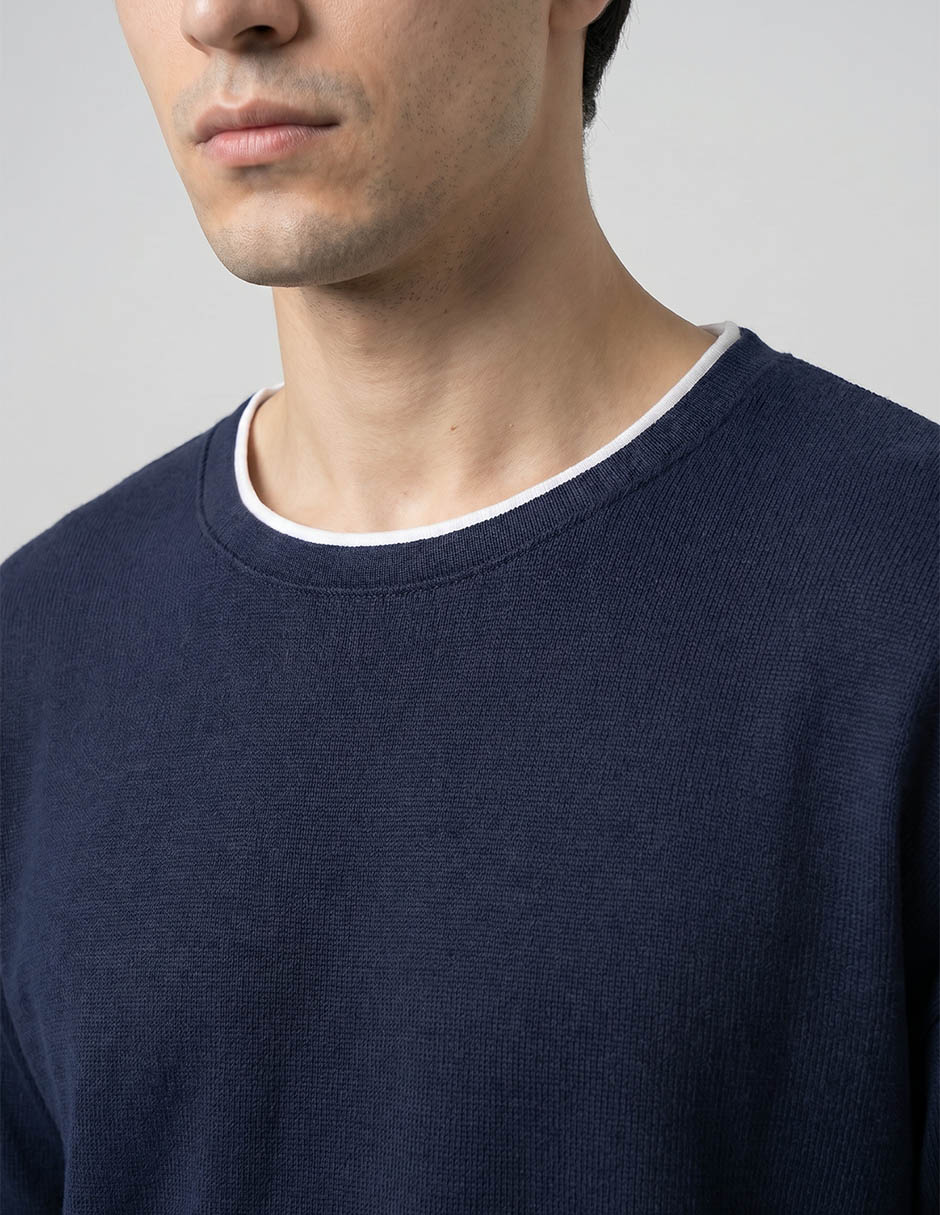 Playera cuello redondo para hombre 2