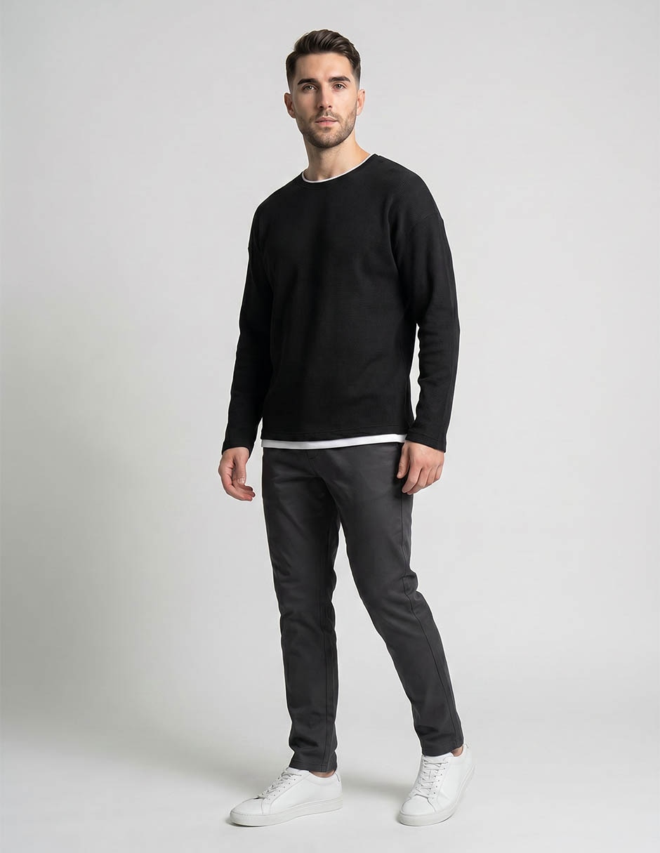 Playera cuello redondo para hombre 3