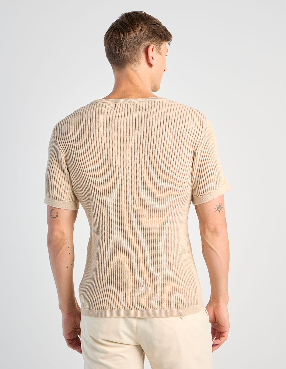 Playera cuello redondo para hombre 2