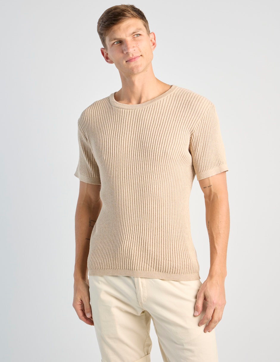 Playera cuello redondo para hombre 3