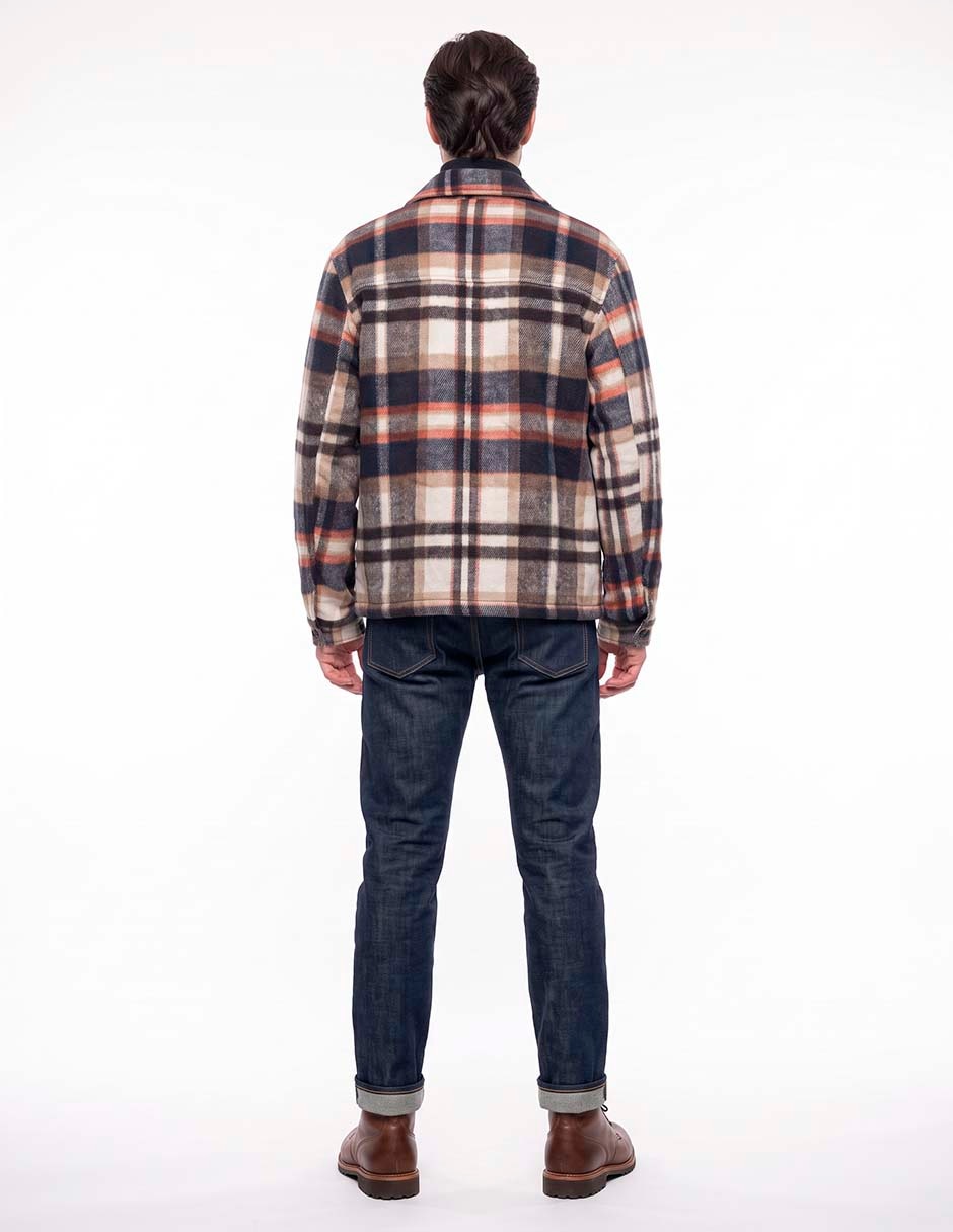 Chamarra casual con bolsillos para hombre 5