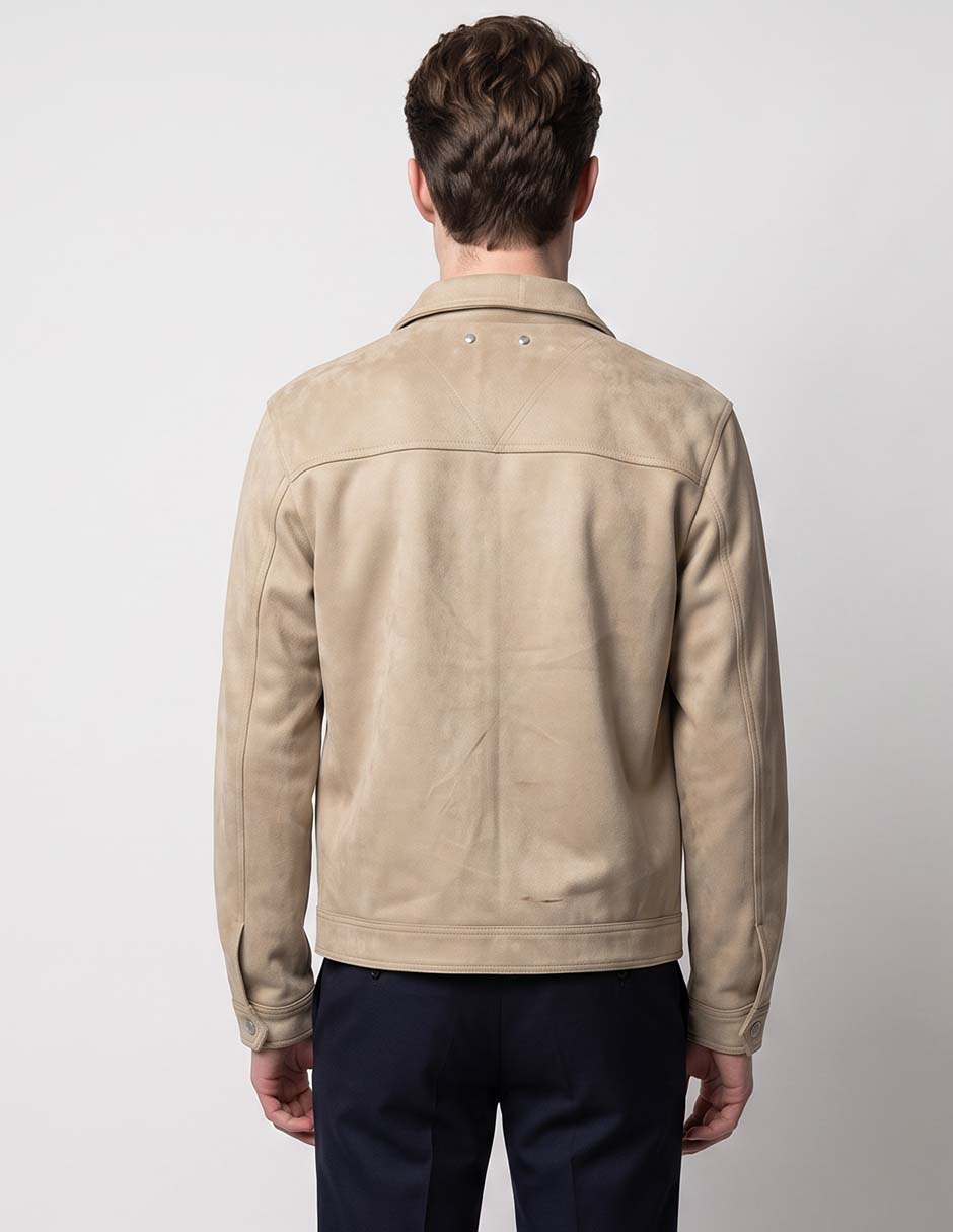 Chamarra casual con bolsillos para hombre 3