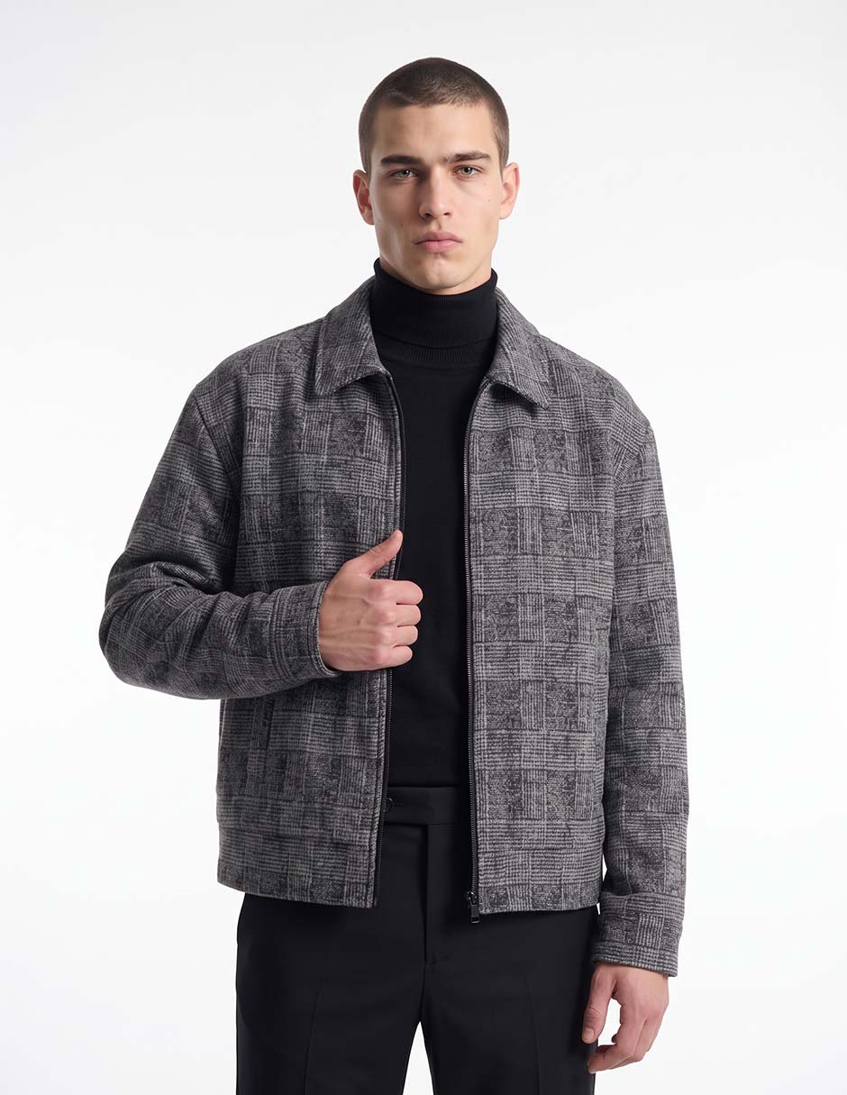 Chamarra casual con bolsillos para hombre Chamarra casual con bolsillos para hombre