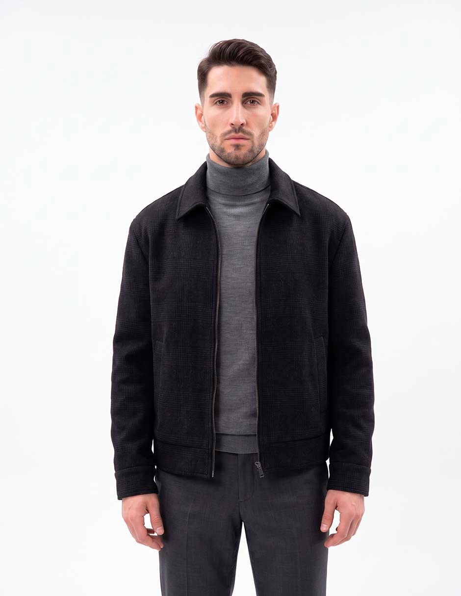Chamarra casual con bolsillos para hombre 1