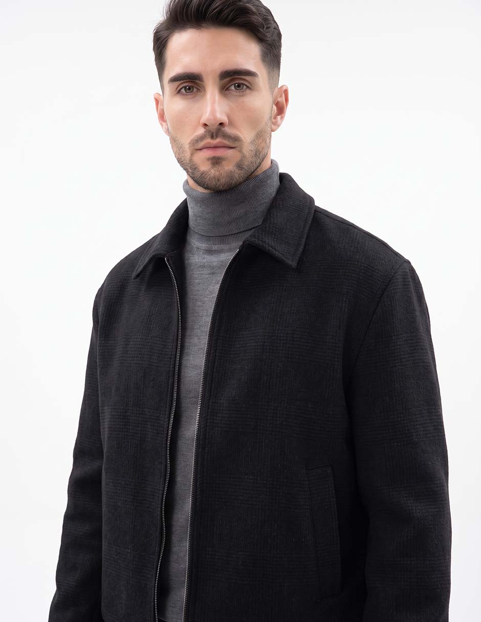 Chamarra casual con bolsillos para hombre 4