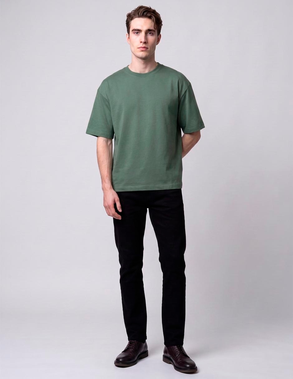 Playera cuello redondo para hombre 1