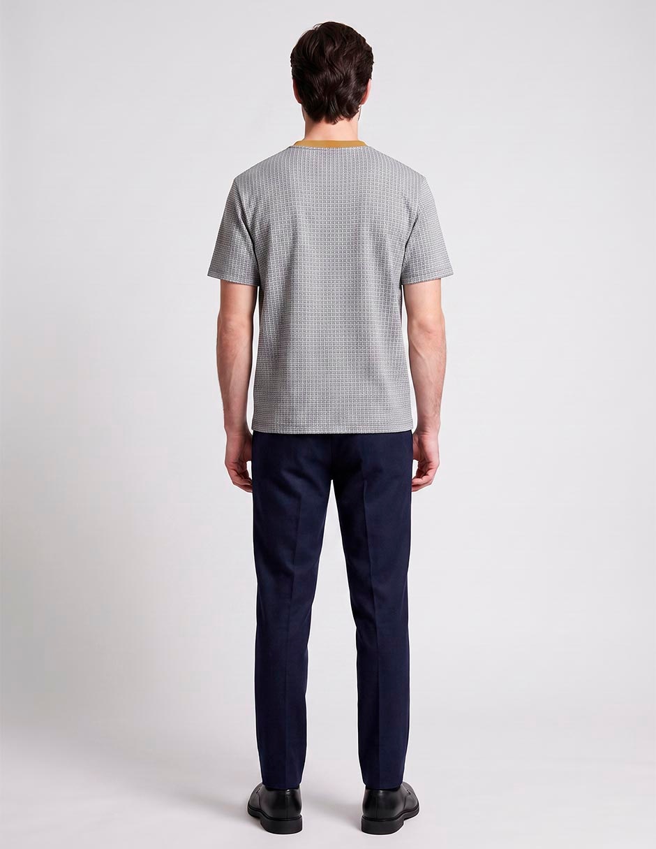 Playera cuello redondo para hombre 2