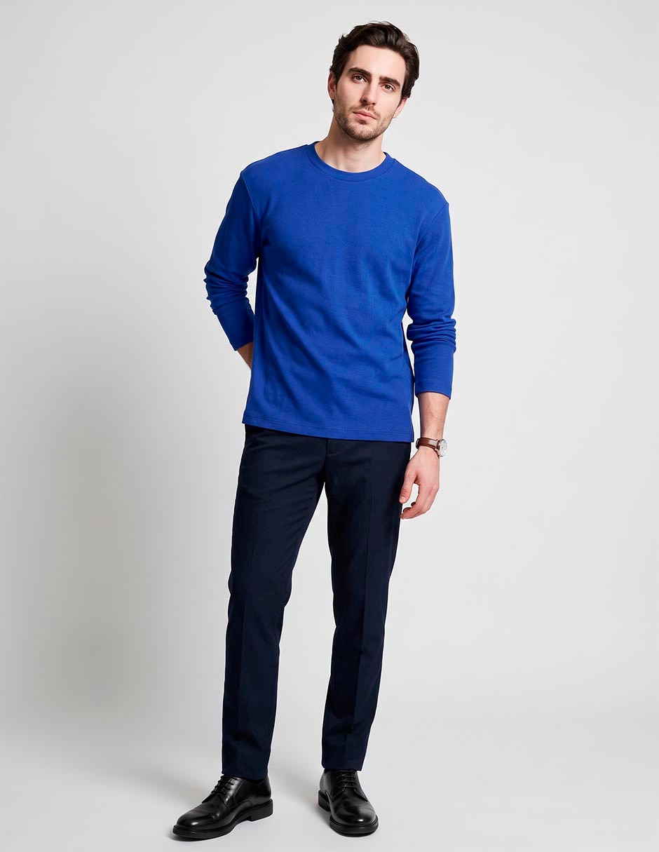 Playera cuello redondo para hombre 1