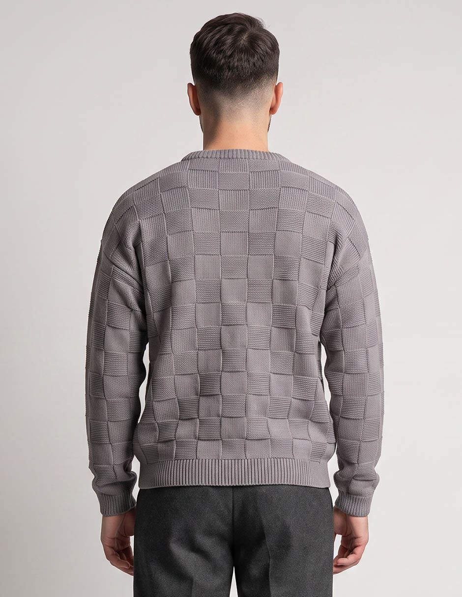 Suéter cuello redondo para hombre 2