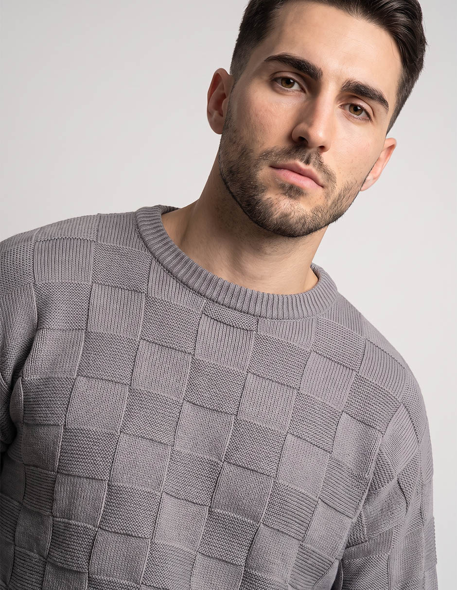 Suéter cuello redondo para hombre 3