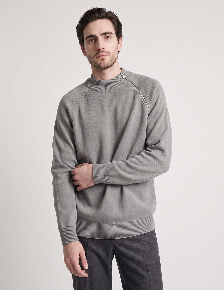Suéter cuello alto para hombre 1
