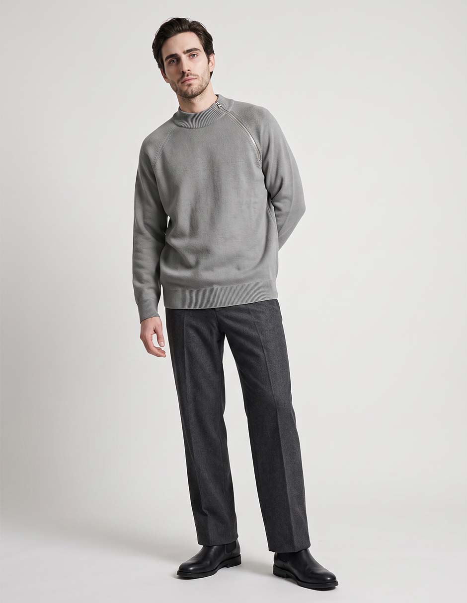 Suéter cuello alto para hombre 3