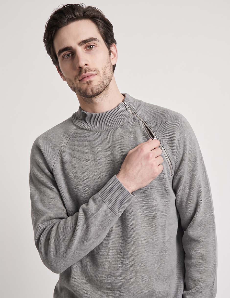 Suéter cuello alto para hombre 4
