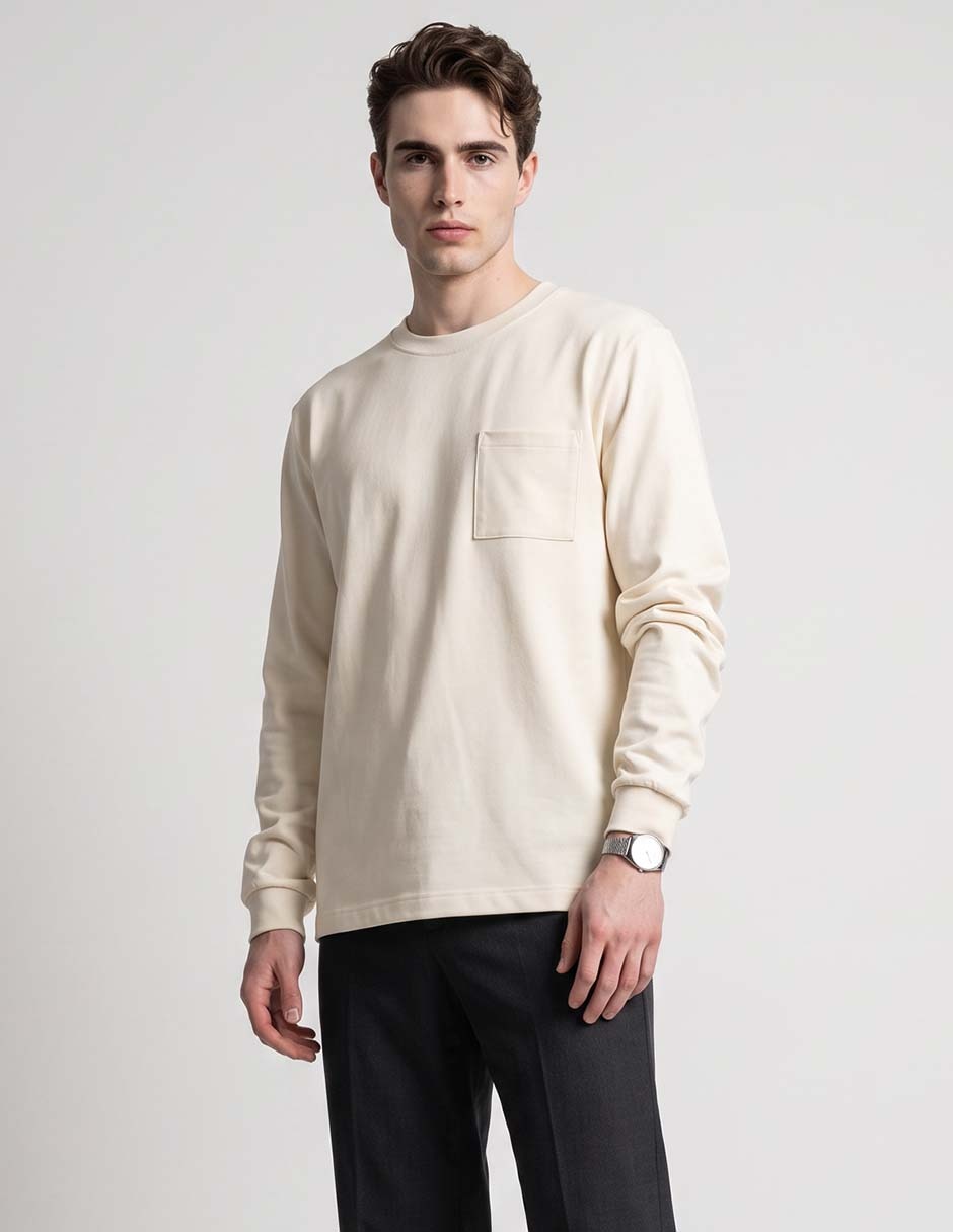 Playera cuello redondo para hombre