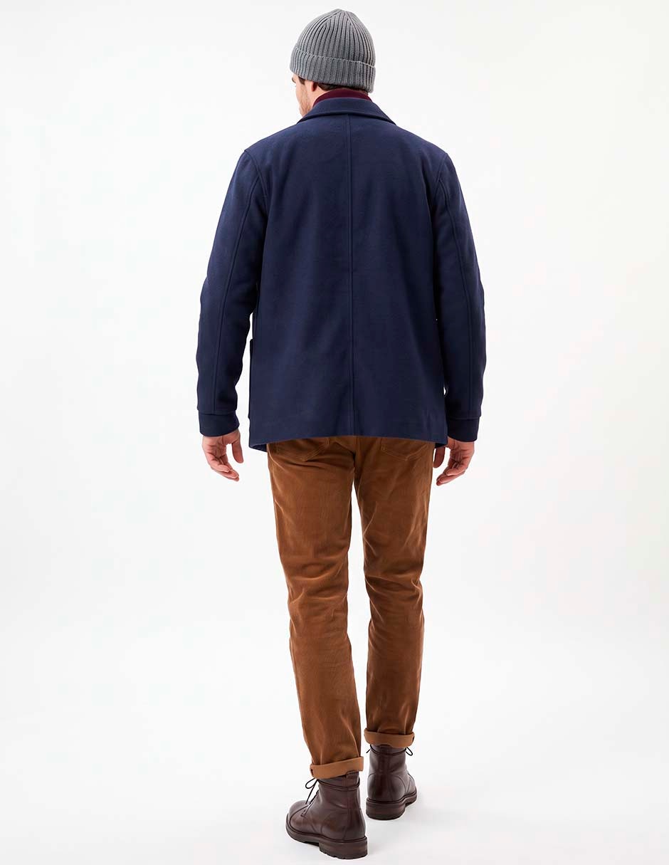 Chamarra casual con bolsillos para hombre 2