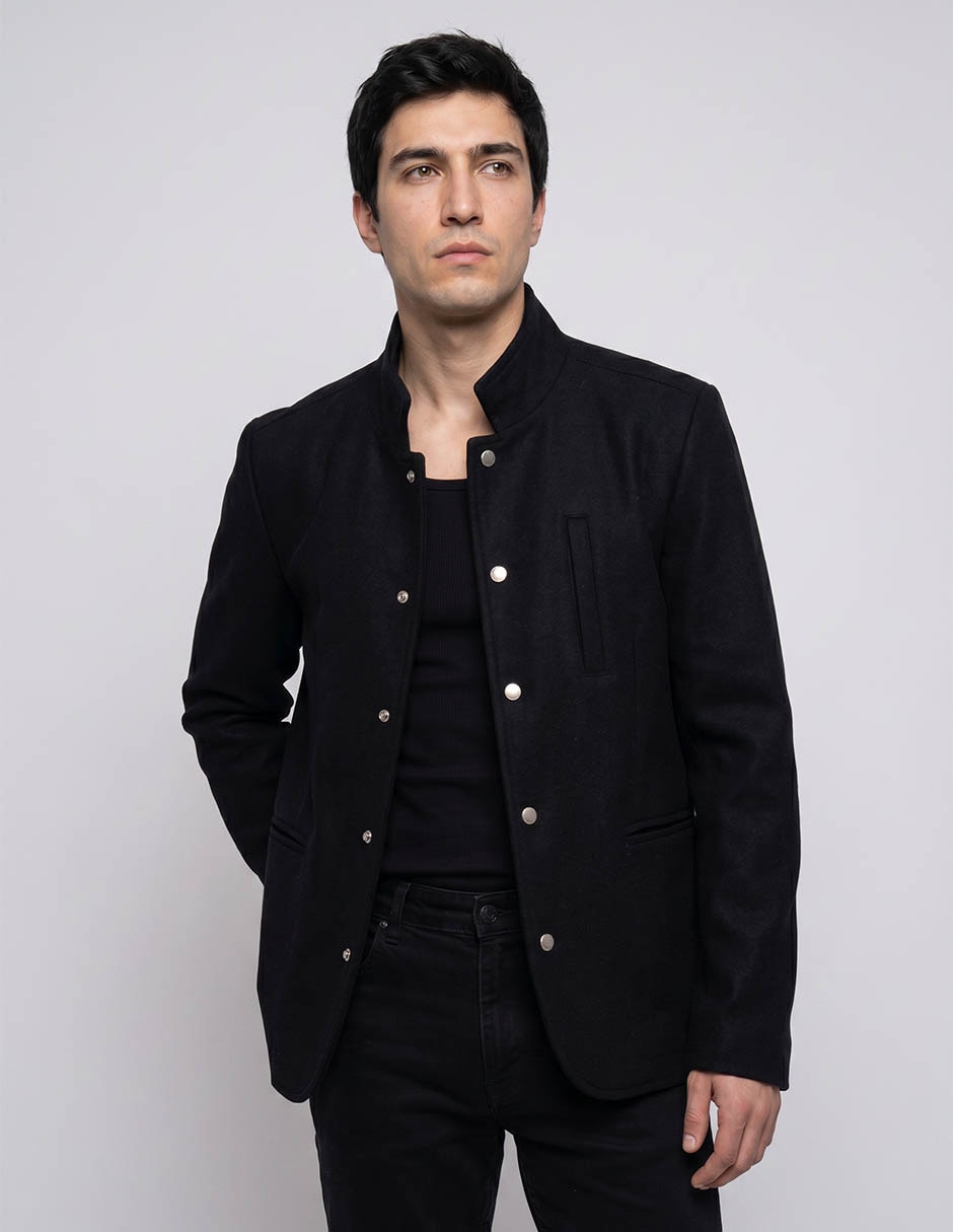 Abrigo con bolsillos para hombre 1