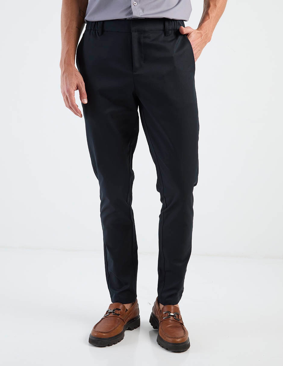 Pantalón business casual slim Contempo de hombre
