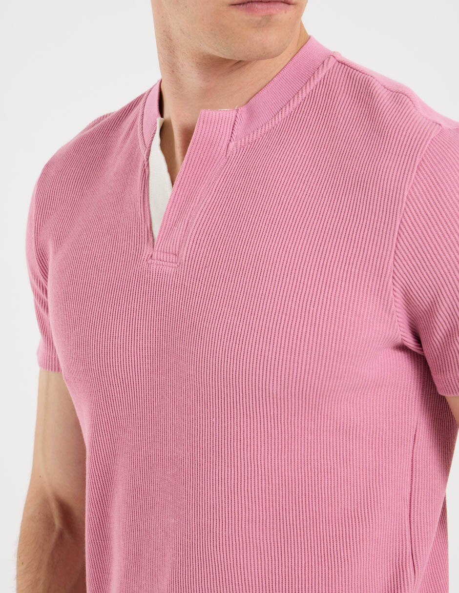 Playera cuello V para hombre 3