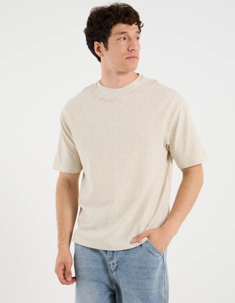 Playera cuello redondo para hombre