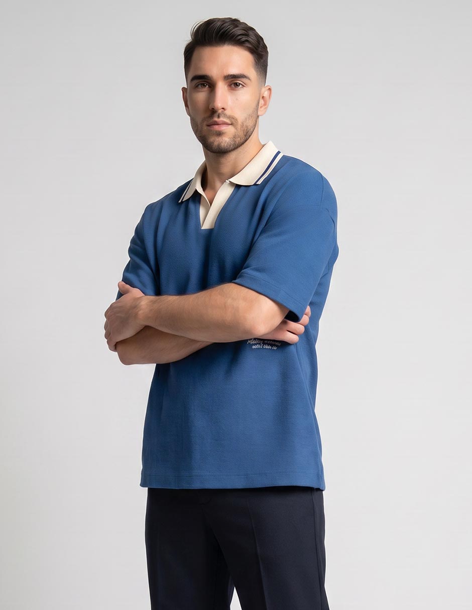 Playera tipo polo Contempo para hombre