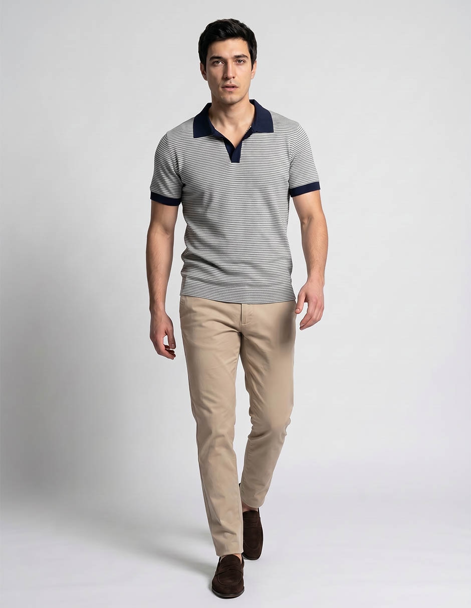 Playera tipo polo contempo para hombre