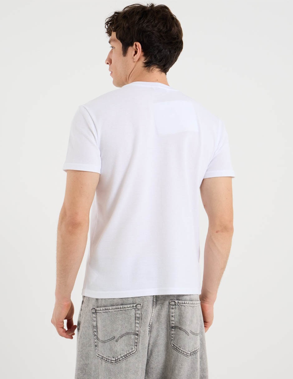Playera cuello redondo para hombre 2