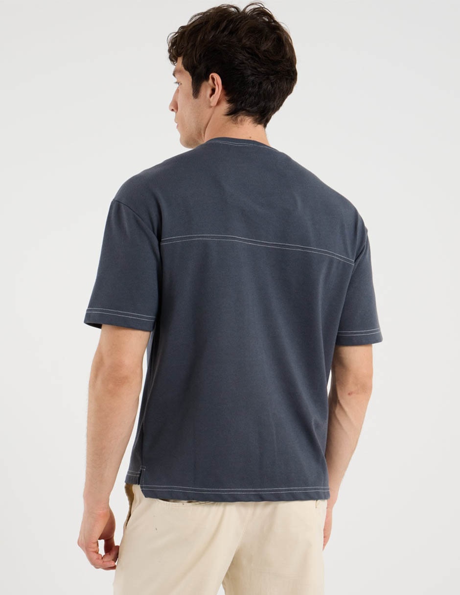 Playera cuello redondo para hombre 2