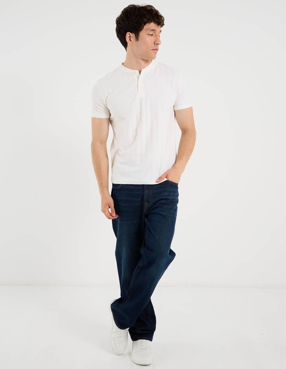 Playera cuello con botón para hombre 3