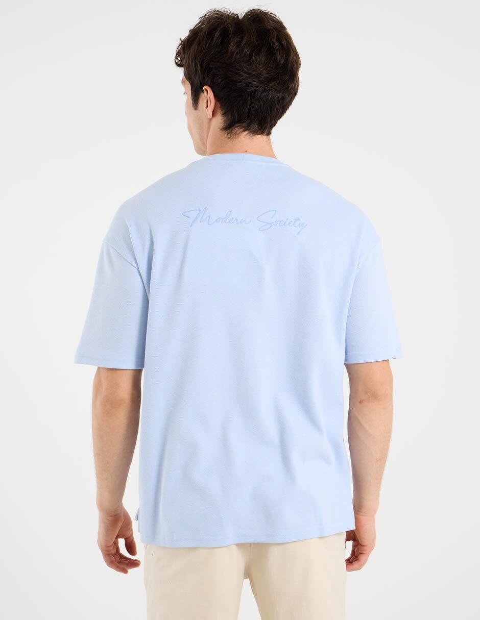 Playera cuello redondo para hombre 2