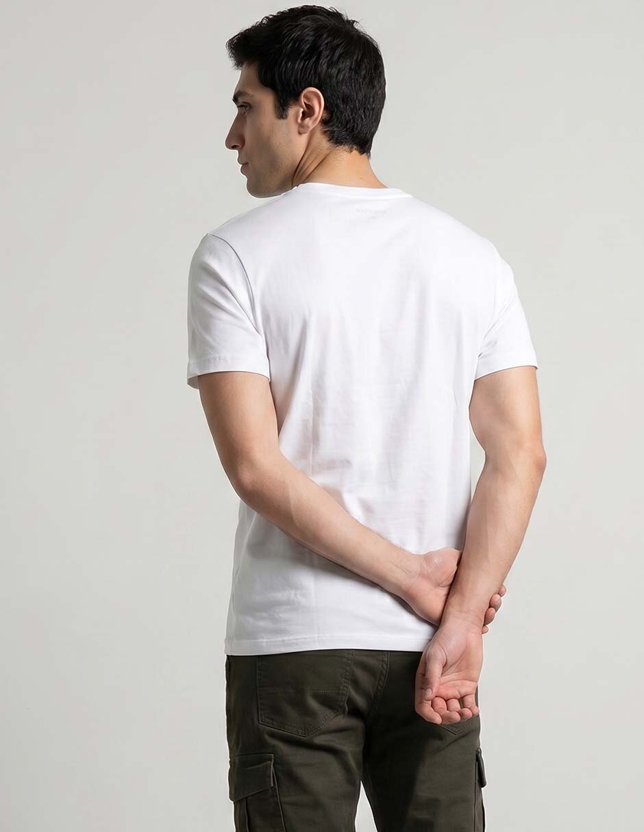 Playera cuello redondo para hombre 2