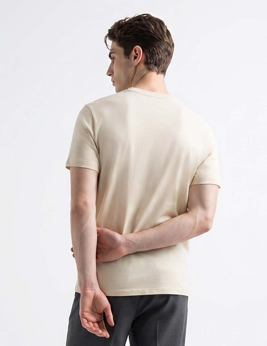 Playera contempo cuello redondo para hombre