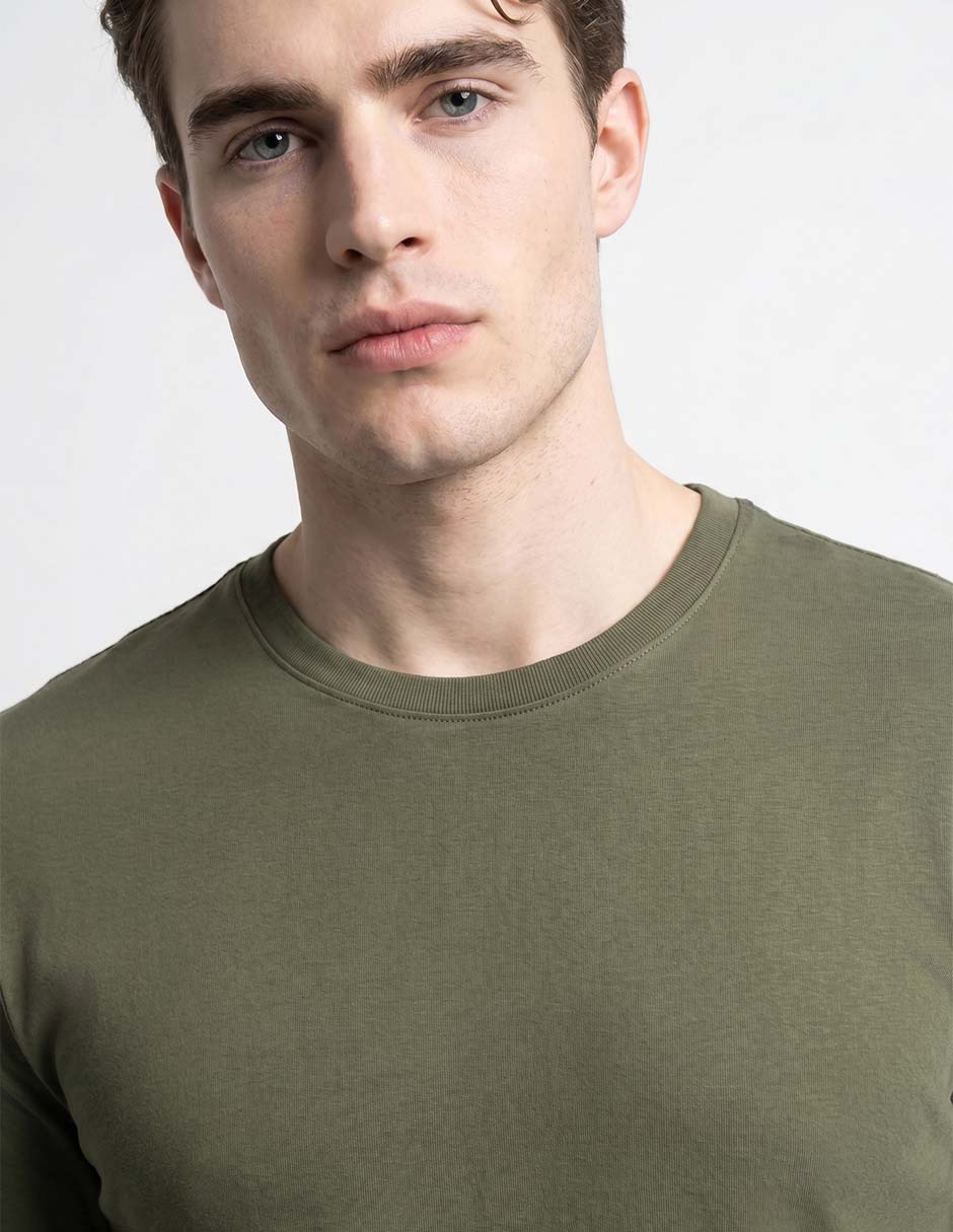 Playera cuello redondo para hombre 3