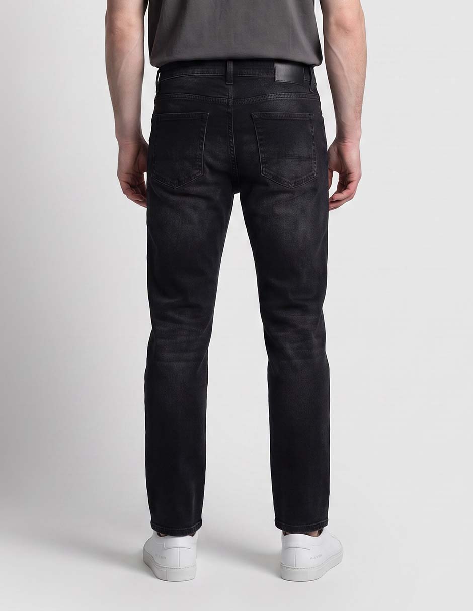 Jeans slim lavado medio para hombre 2